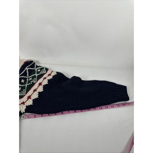 NWT Vintage Britches Great Outdoors Fair Isle Cotton Sweater Men Size Small - Picture 6 of 8